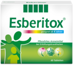 Esberitox - das Erkältungsmittel aus Echinacea, Lebensbaum und Färberhülse für die ganze Familie ab 4 Jahren.